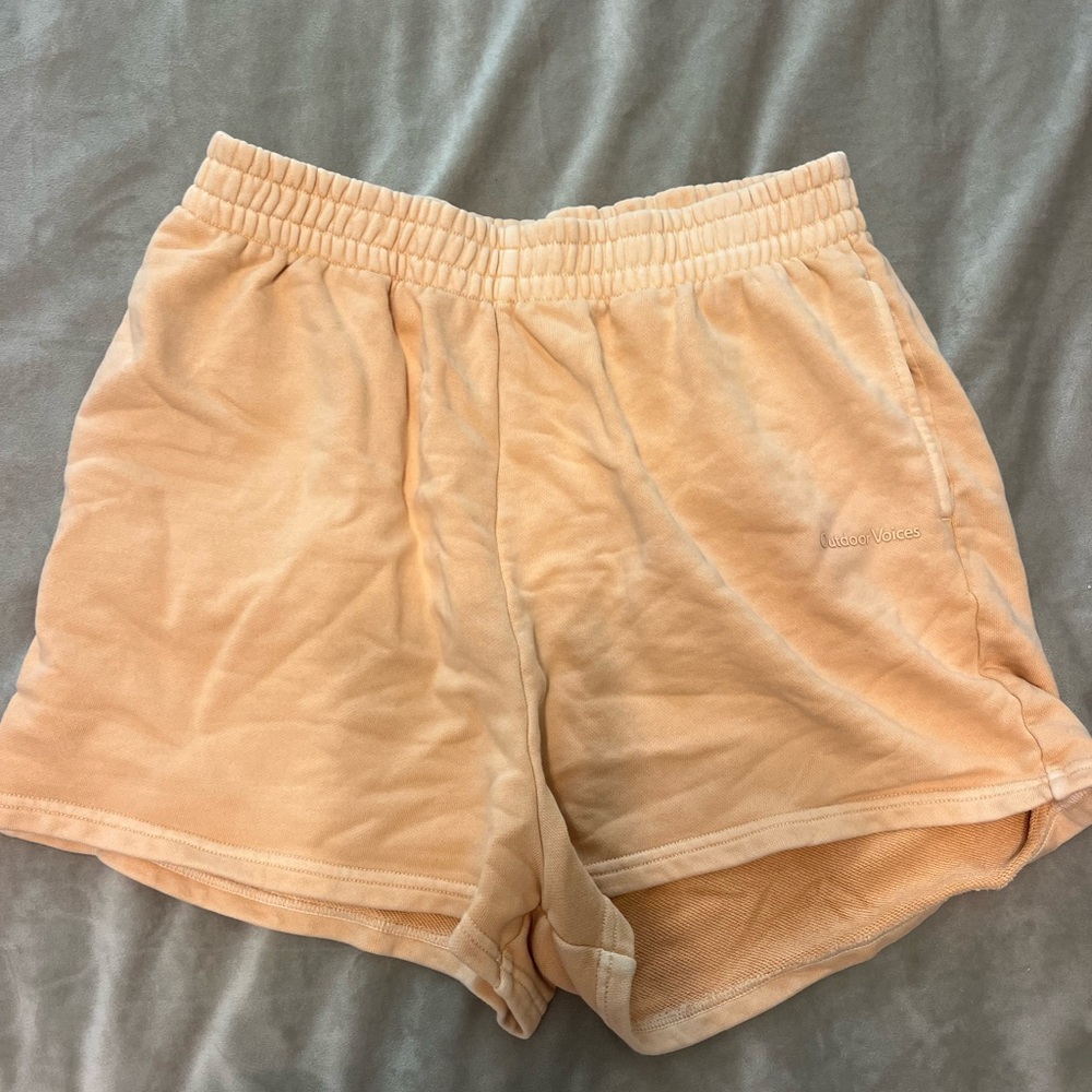Outdoor Voices Peach Athletic Shorts